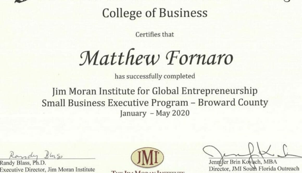 FSU Award Cert FSU Award Cert
