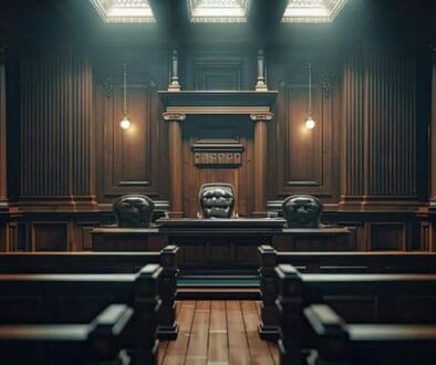 Discover how AI is transforming the courtroom from automated document reviews and AI judges to real-time transcription and predictive analytics. Explore the benefits, ethical dilemmas, and future of AI in legal practice.