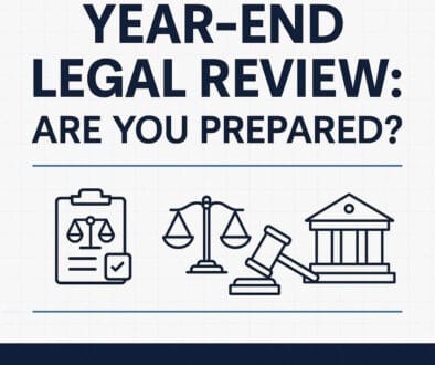Business legal checklist representing year-end contract, compliance, and licensing review for Florida small businesses