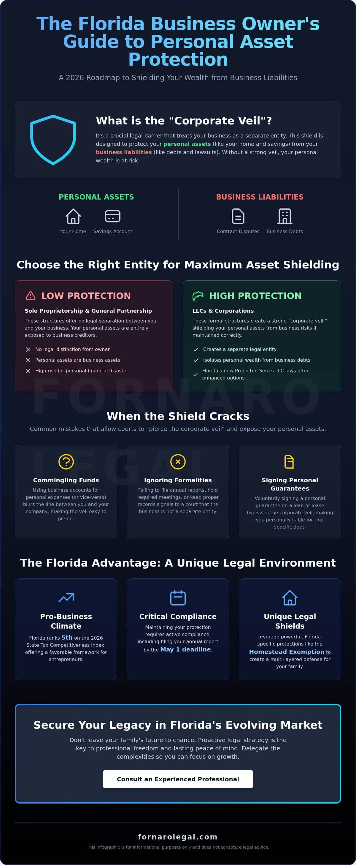 Business Owner Personal Liability Protection: The 2026 Florida Legal Guide